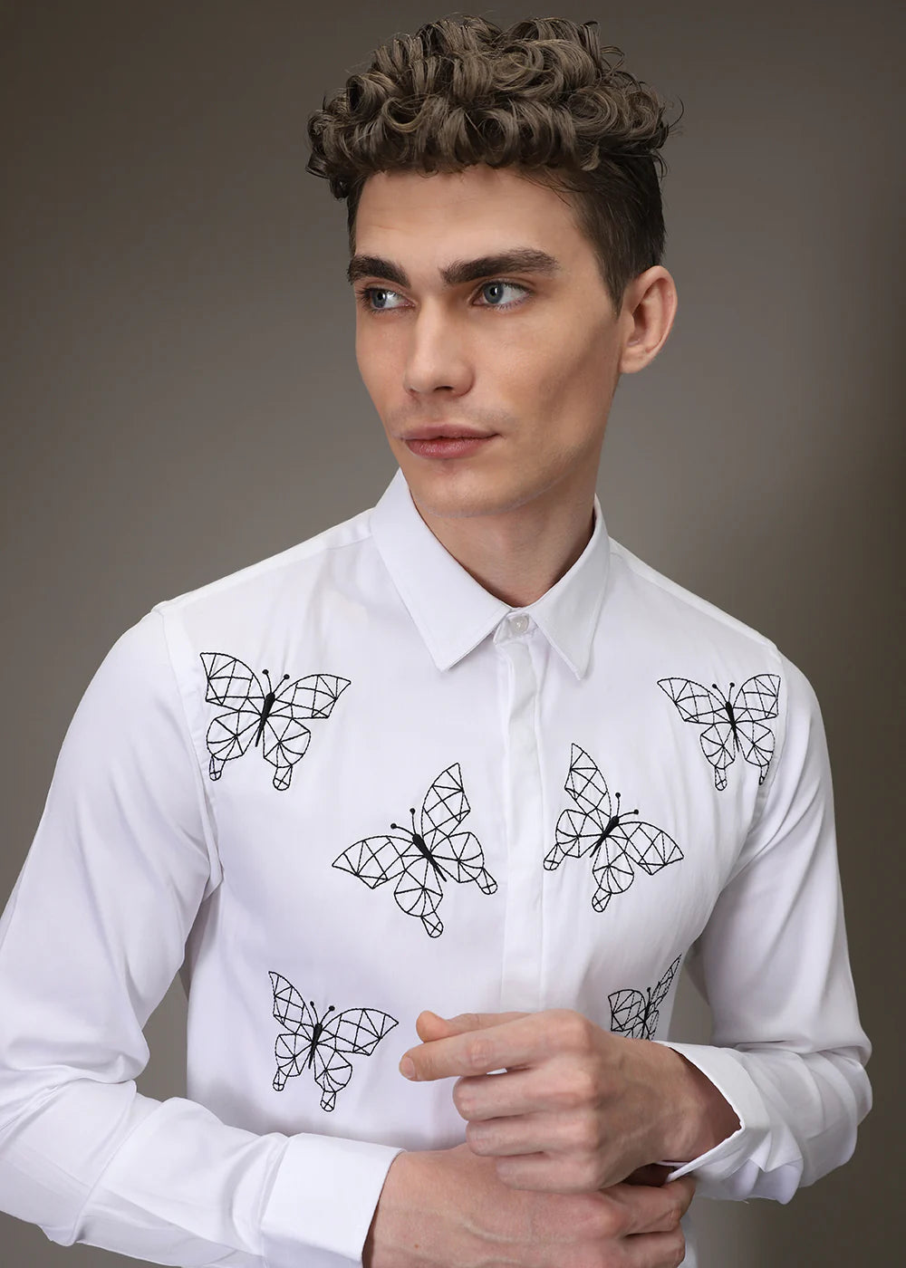 BUTTERFLY WHITE SHIRT