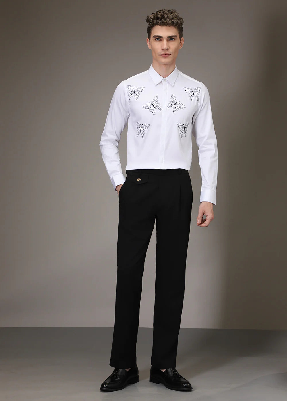 BUTTERFLY WHITE SHIRT