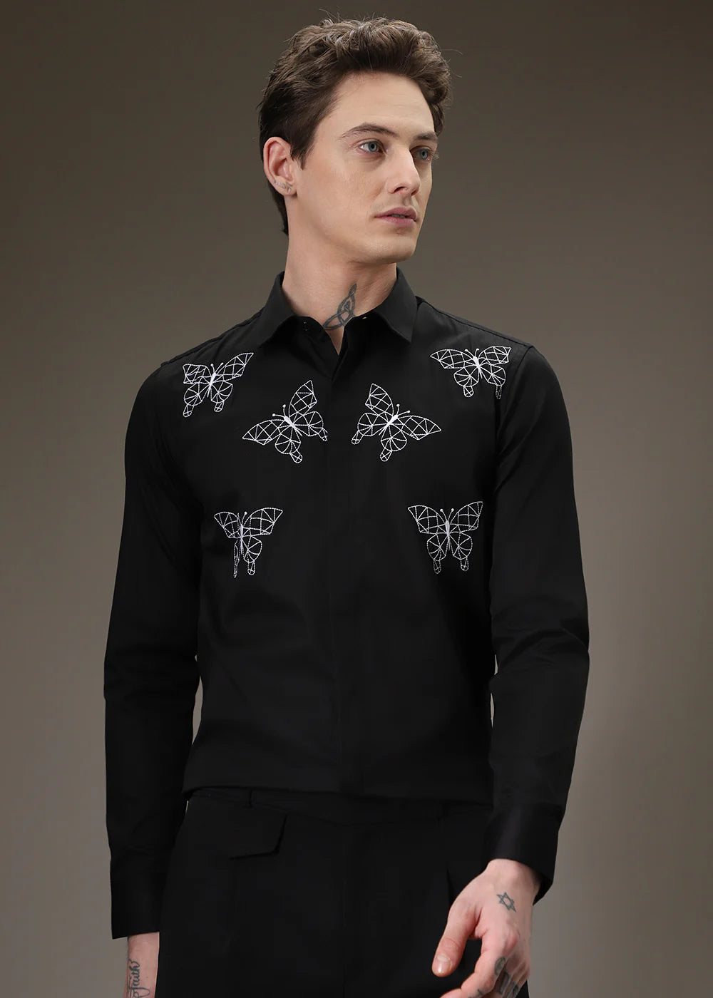 BUTTERFLY BLACK SHIRT
