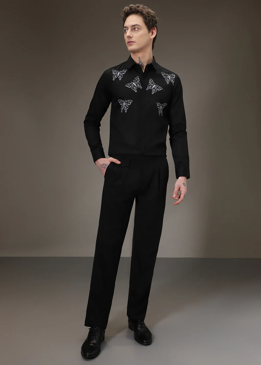 BUTTERFLY BLACK SHIRT