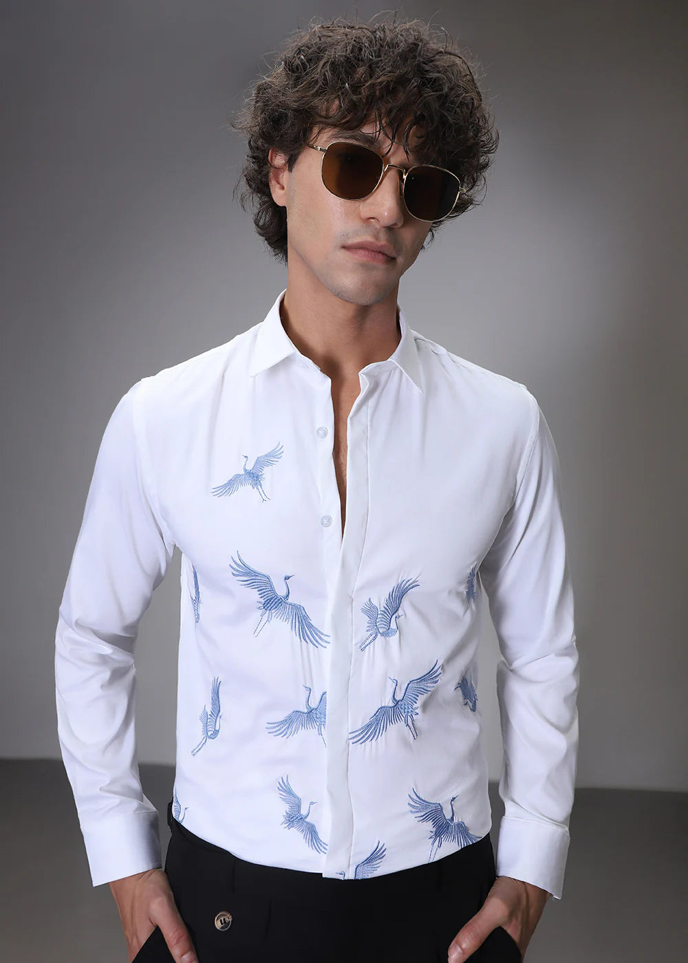 FLAMINGO WHITE SHIRT