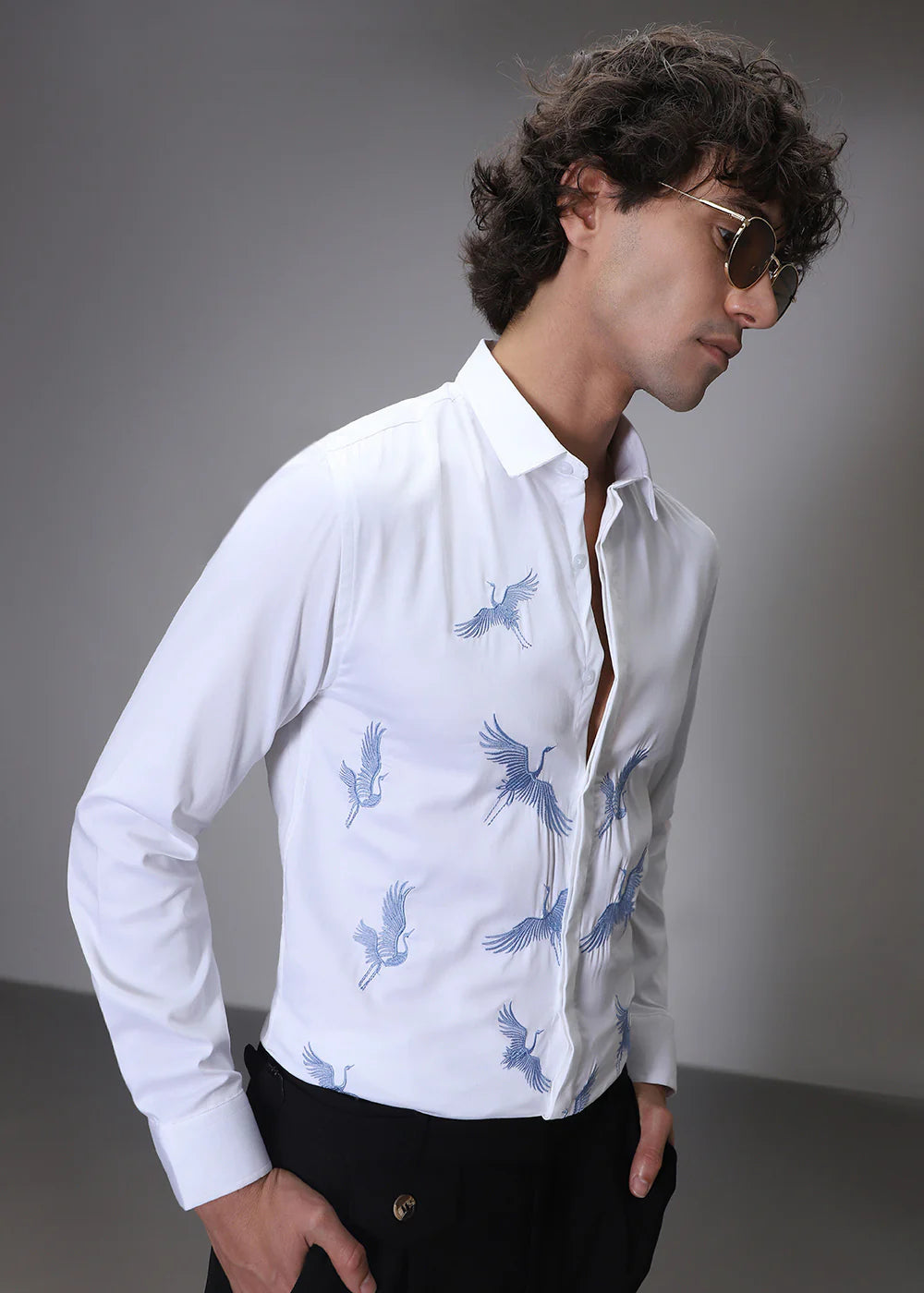 FLAMINGO WHITE SHIRT