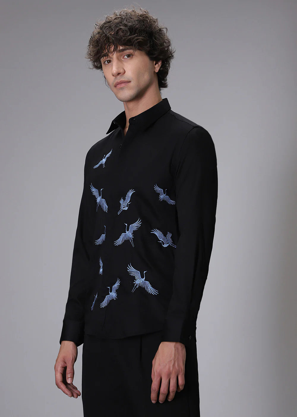 FLAMINGO BLACK SHIRT