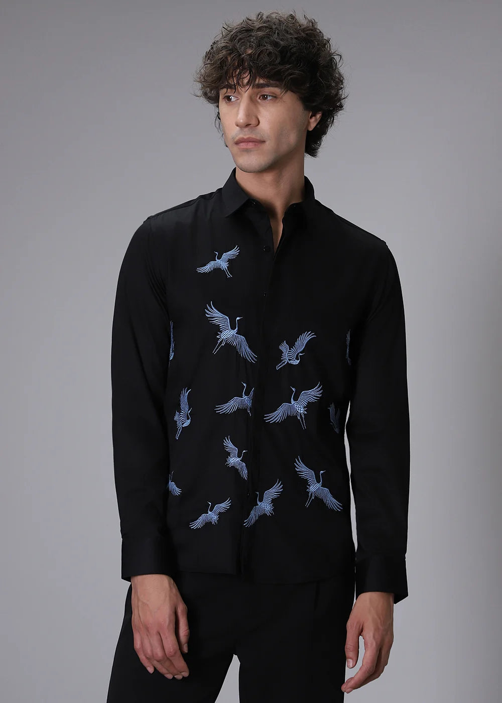 FLAMINGO BLACK SHIRT