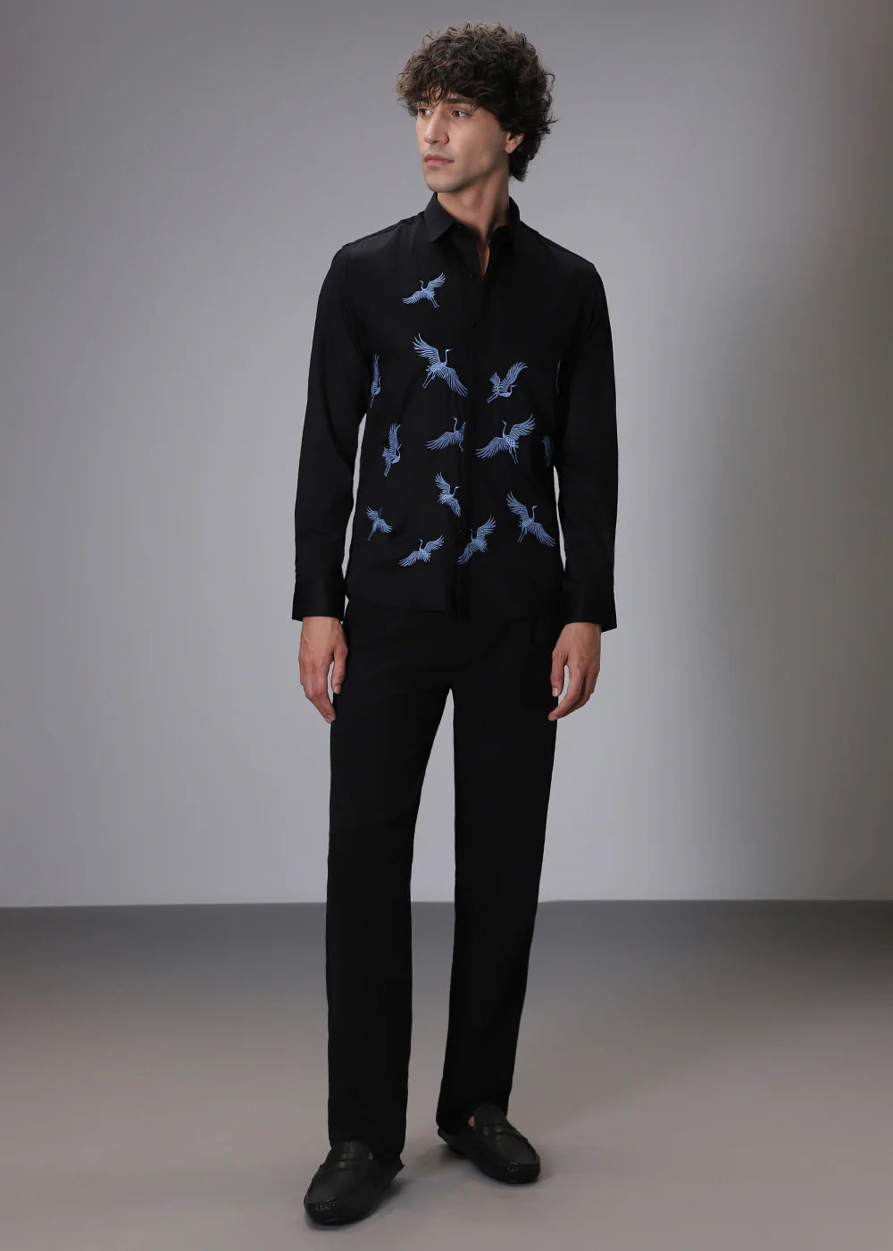 FLAMINGO BLACK SHIRT