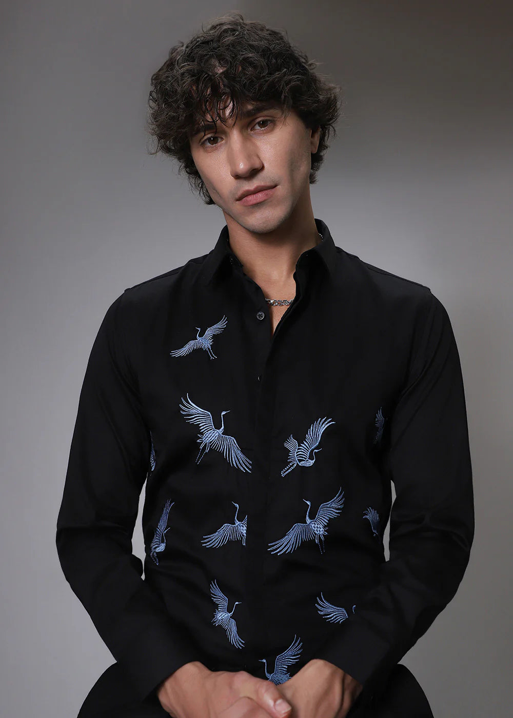 FLAMINGO BLACK SHIRT